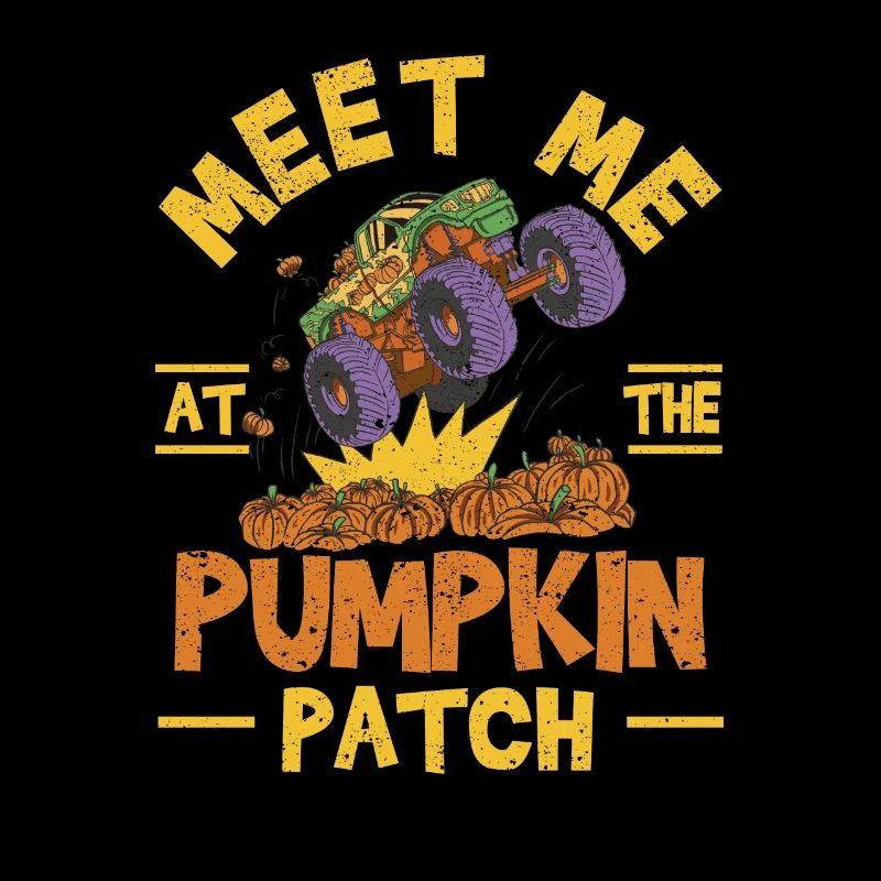 Rencontrez-moi au camion Pumpkin Patch Halloween