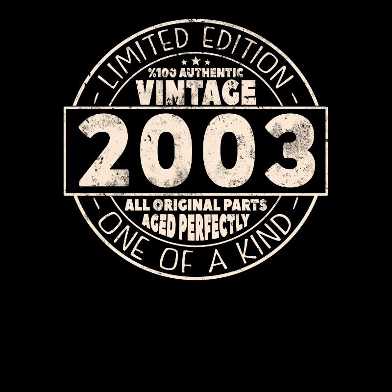 Original Vintage 2003 Anniversaire