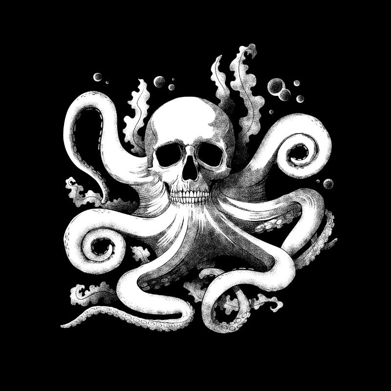 Schädel-Oktopus