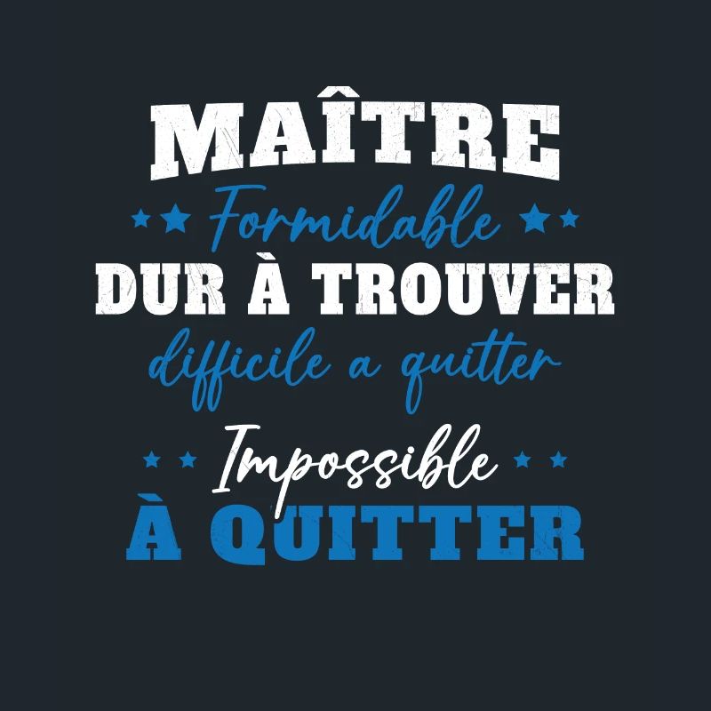 Maître formidable idée cadeau maître d'école