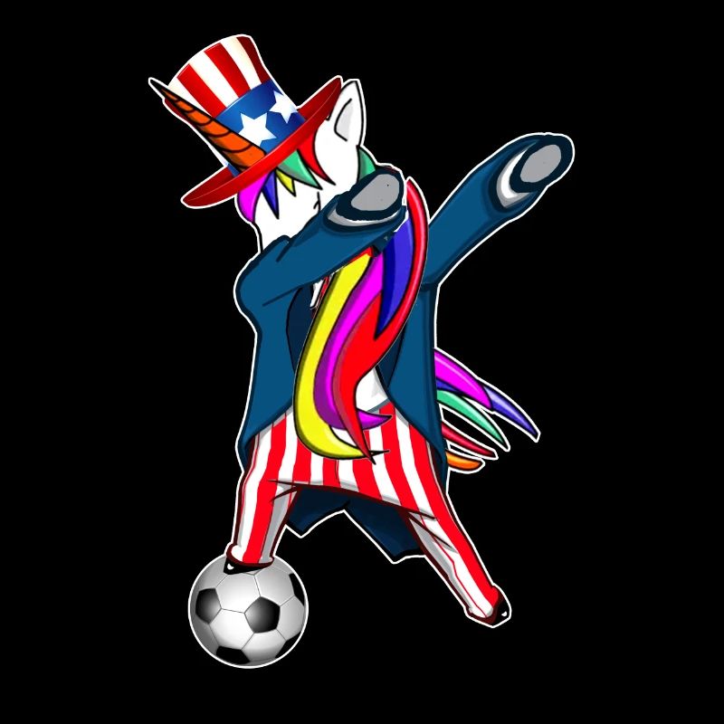 4 juillet Dabbing US Unicorn