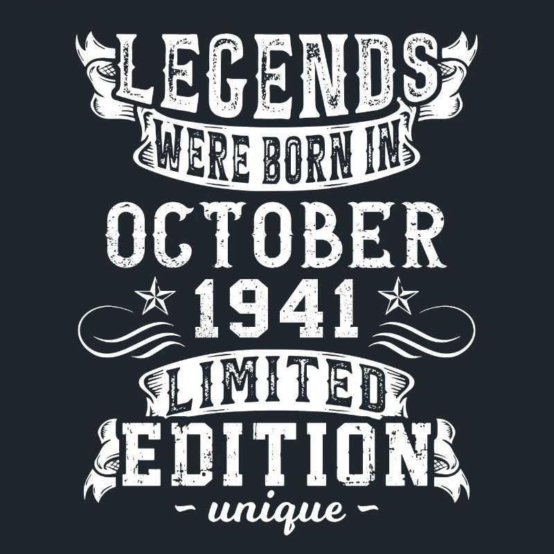 Date de naissance: Octobre 1941 année, Edition limitée