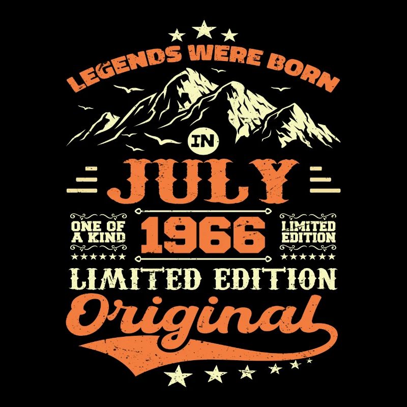 July 1966 vintage retro anniversary 1966