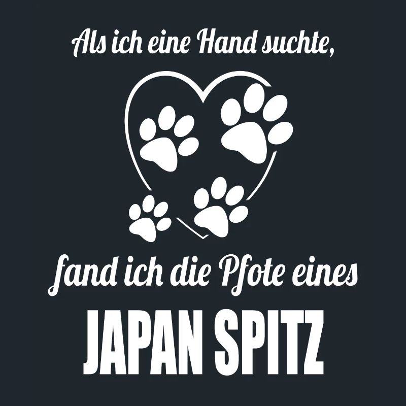 Hand & Pfote - Spruch - Japan Spitz
