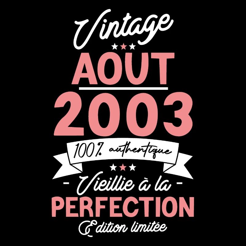 Cadeau Anniversaire août 2003