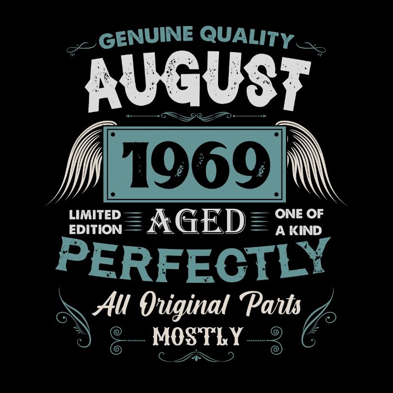 August 1969 Vintage Birthday Gift