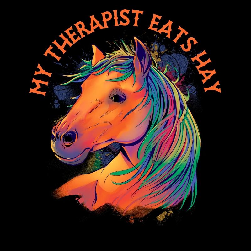 My Therapist Eats Hay Horse Riding Quote