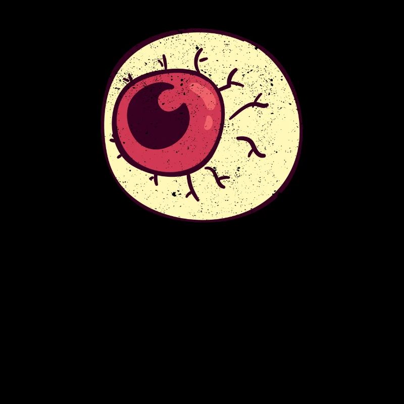 Spooky Scary Eyeball Funny Halloween Party Night
