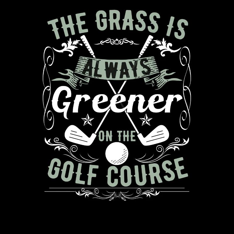 L’herbe est toujours plus verte sur le terrain de golf