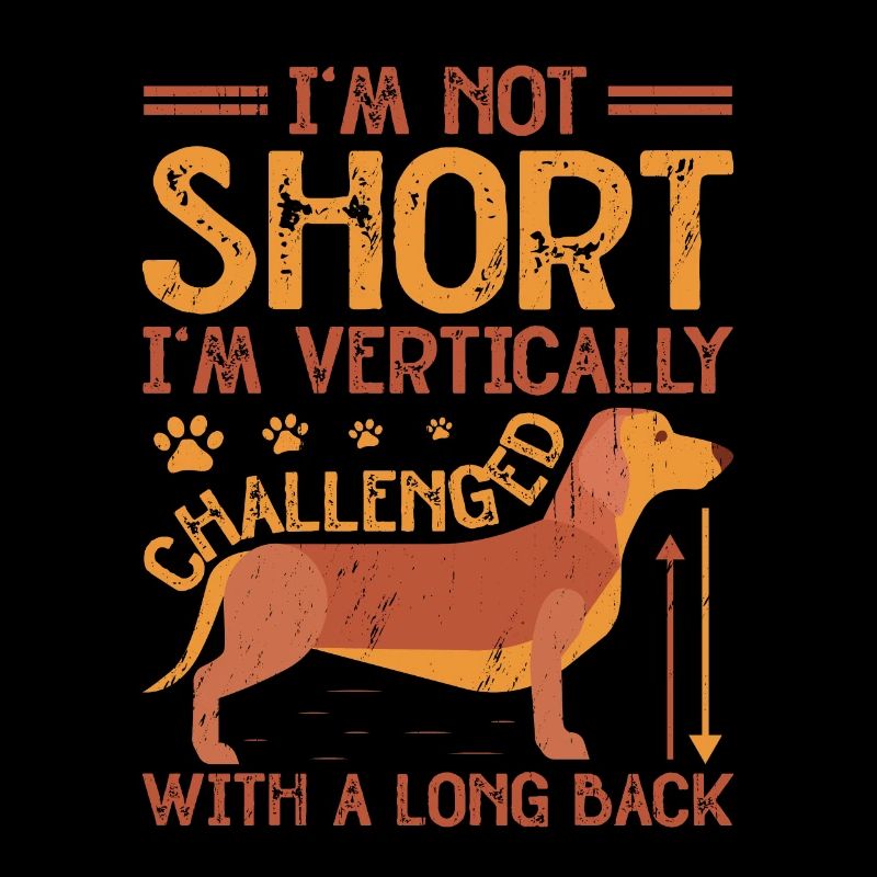 Ich bin nicht klein, ich bin ein vertikal herausgeforderter Dackel
