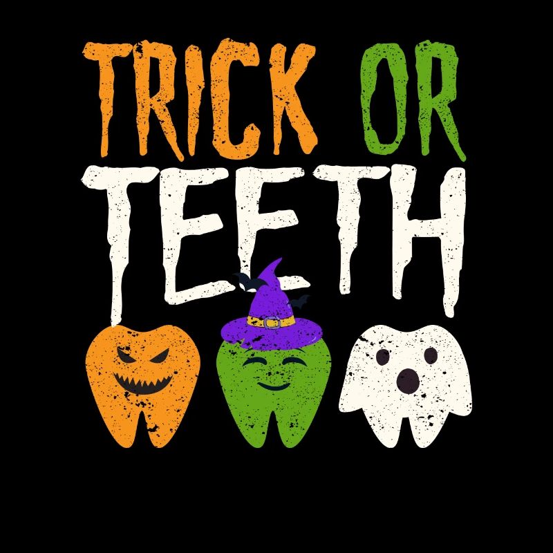 Trick Or Teeth Funny Dental Halloween behandeln