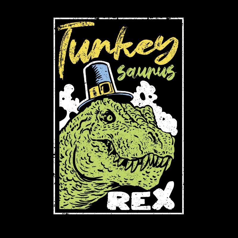 Truthahn Saurus T Rex Thanksgiving Day Pilger Dino