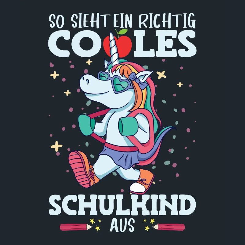 Schulkind Einhorn