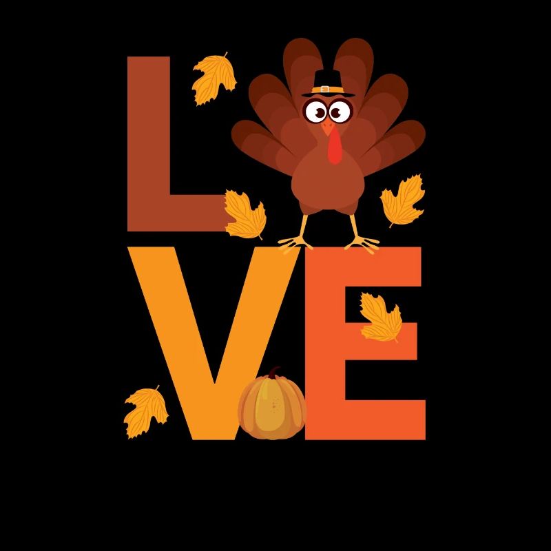 Dear Pilgrim Turkey Lover Cute Thanks