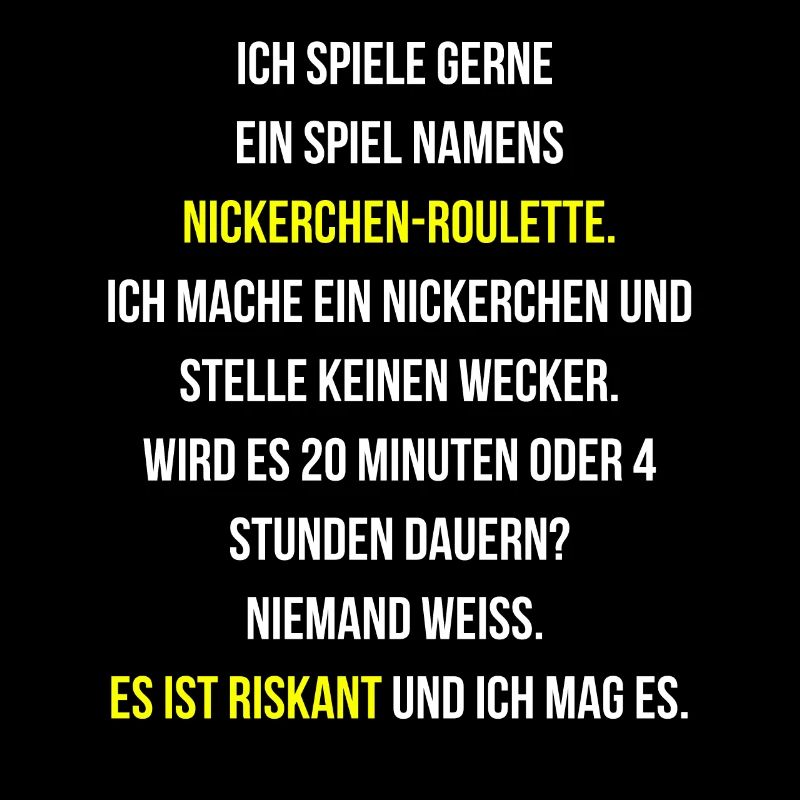 Schlafen müde Spruch
