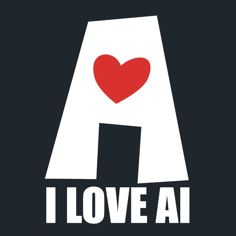 Artificial Intelligence - I love AI - Digital
