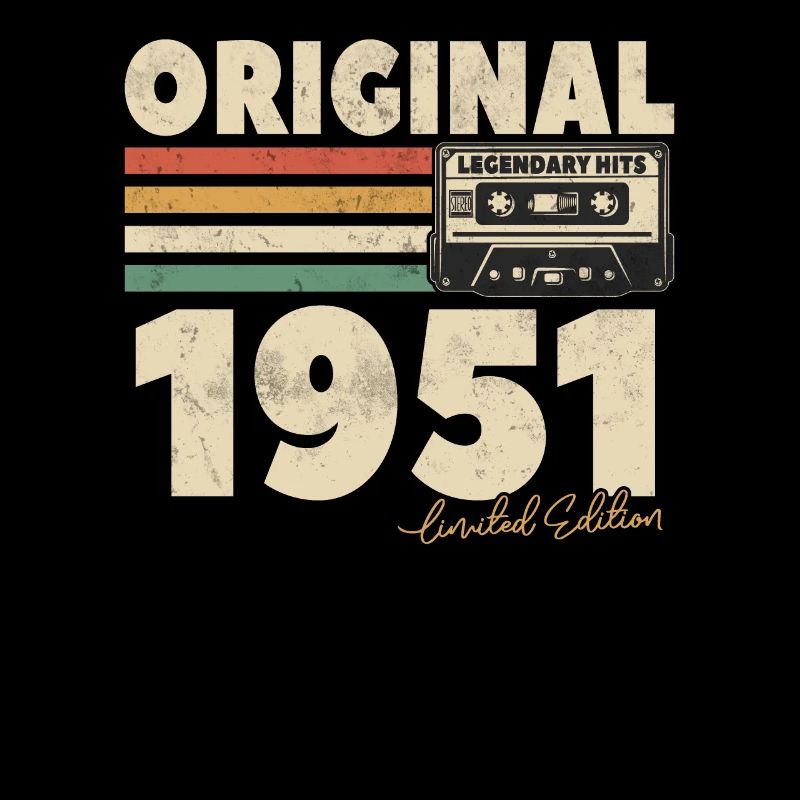 Retro Gift 1951 - 72/73 years