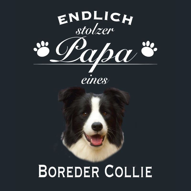 Endlich stolzer Papa - Border Collie
