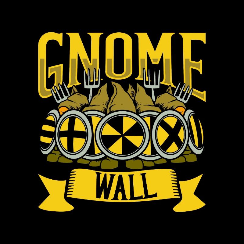 Gnom Schildwall - Gartenzwerg