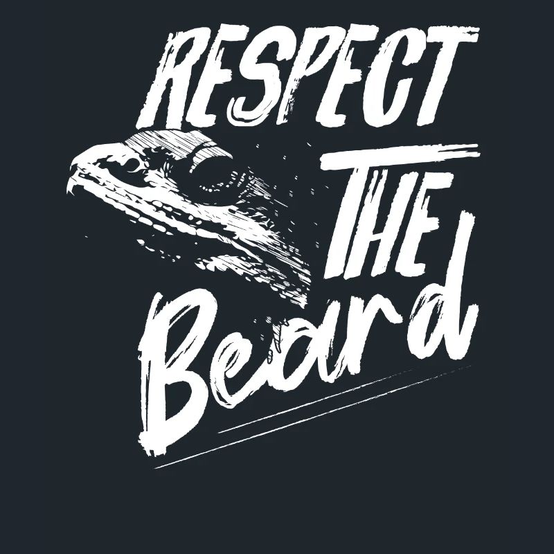 Respect The Beard Lizard Lover Reptile