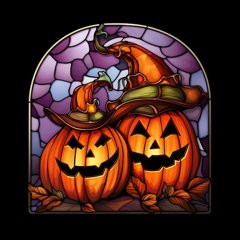 Vitrail d’Halloween