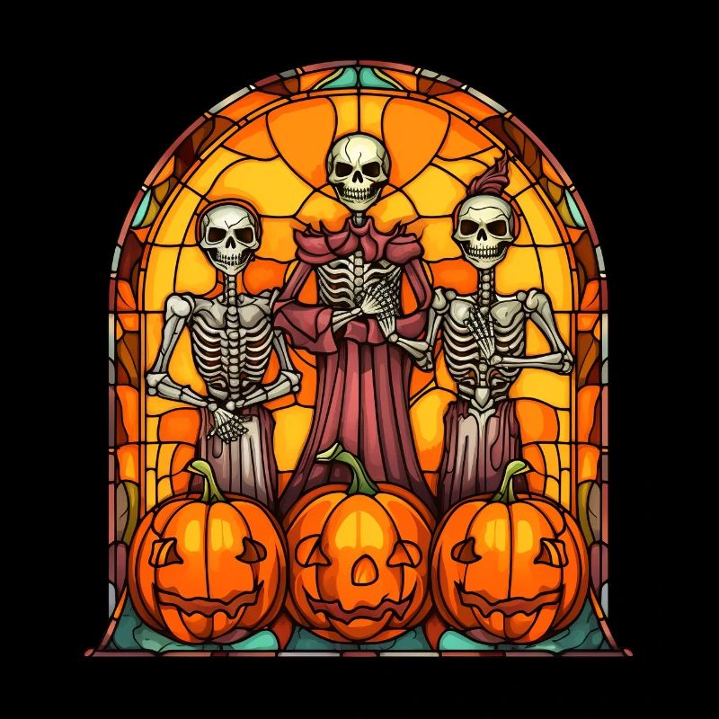 Vitrail d’Halloween