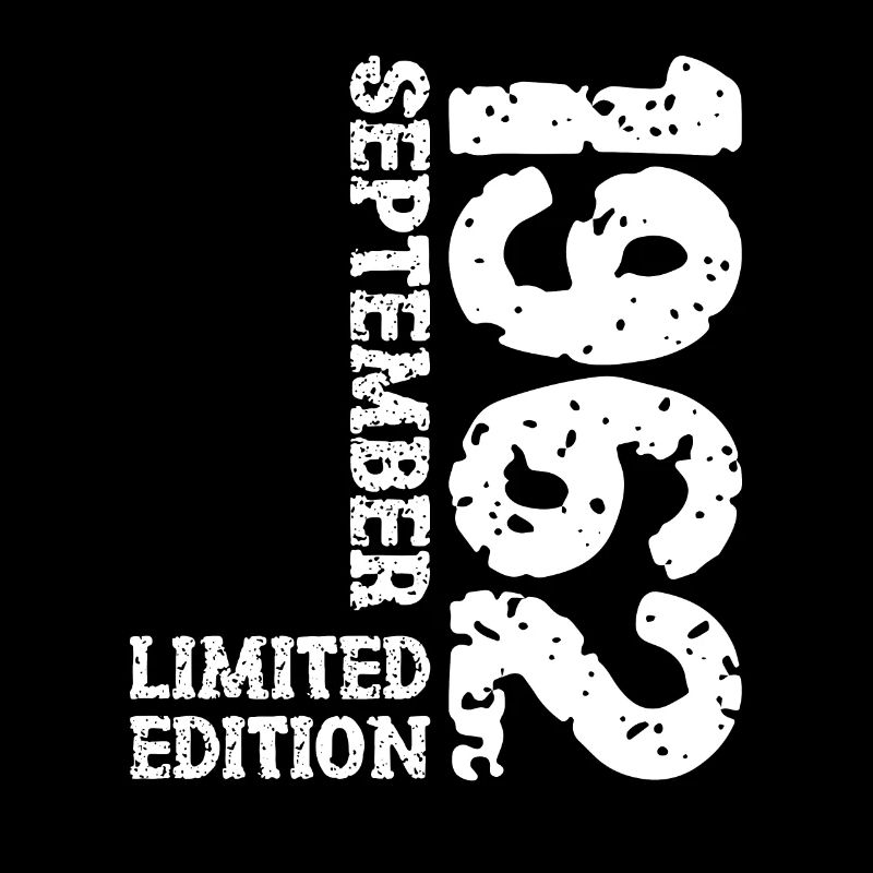 1962 September Limited Edition 61. Geburtstag Deko