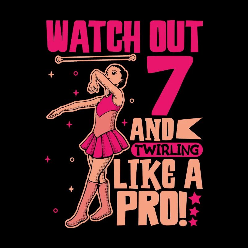 Ich bin 7 - Mädchen Twirling