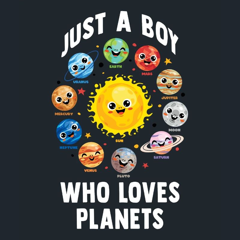 Just A Boy Who Loves Planets Solar System