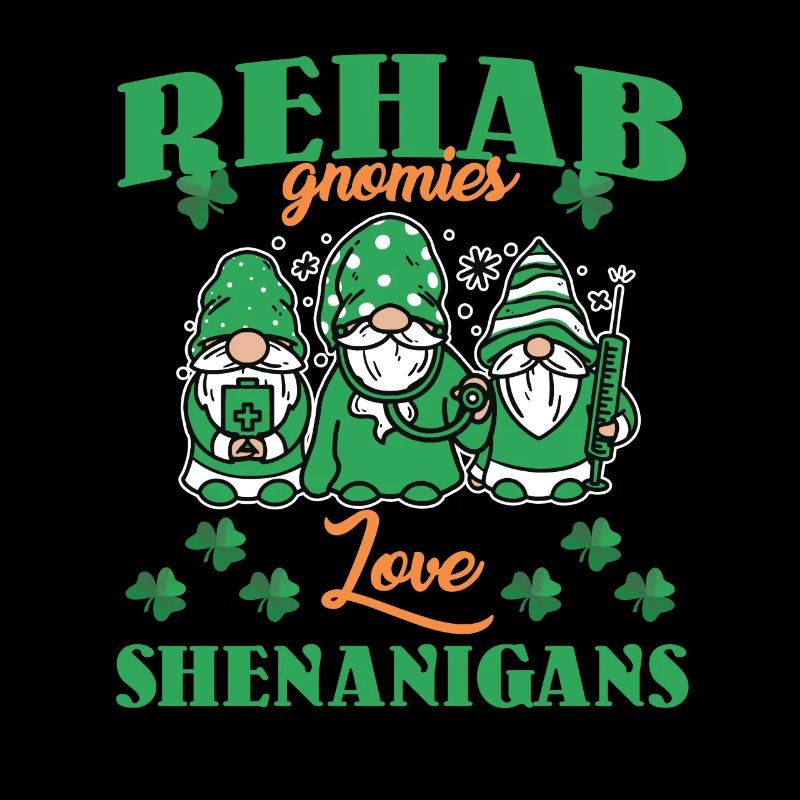 Lustiges Reha-team St. Patrick's Day