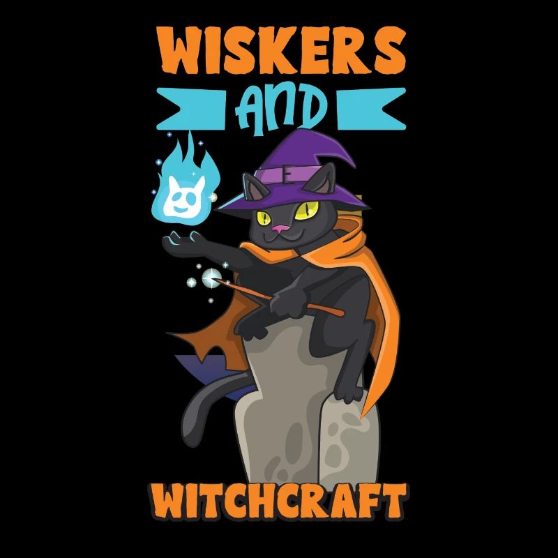Cat Witch Occult Gothic Dark Satanic