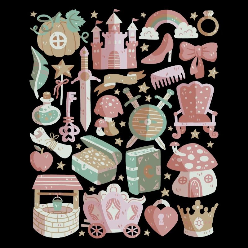 Fairy Tale Doodles Fantasy Magic Fairy Tale Book