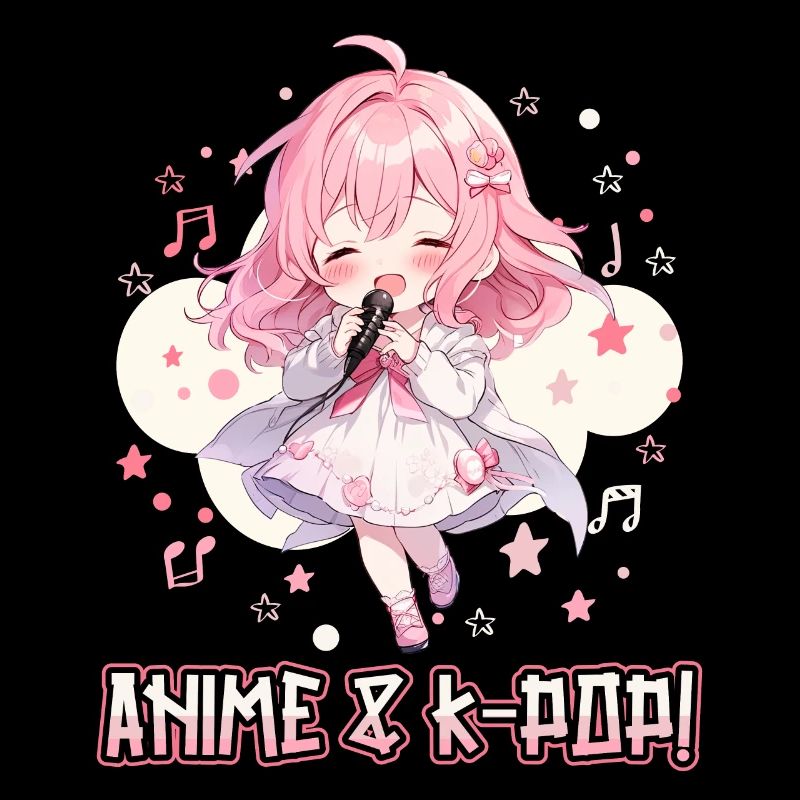 Anime and K-Pop Korean Pop Music Kpop
