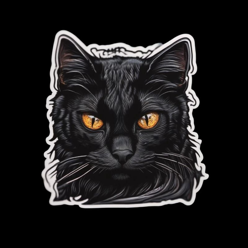 Schwarze Katze