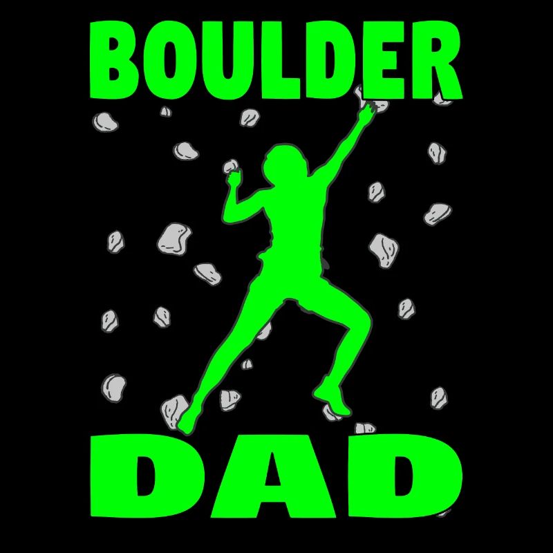 Bouldern Papa Boulder Dad Boulderer Vatertag