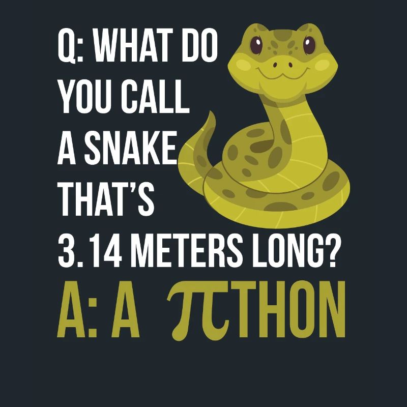 Python Pithon Pie Symbol Funny Math Teacher Happy