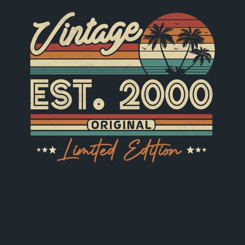 Vintage Geburtstag 2000
