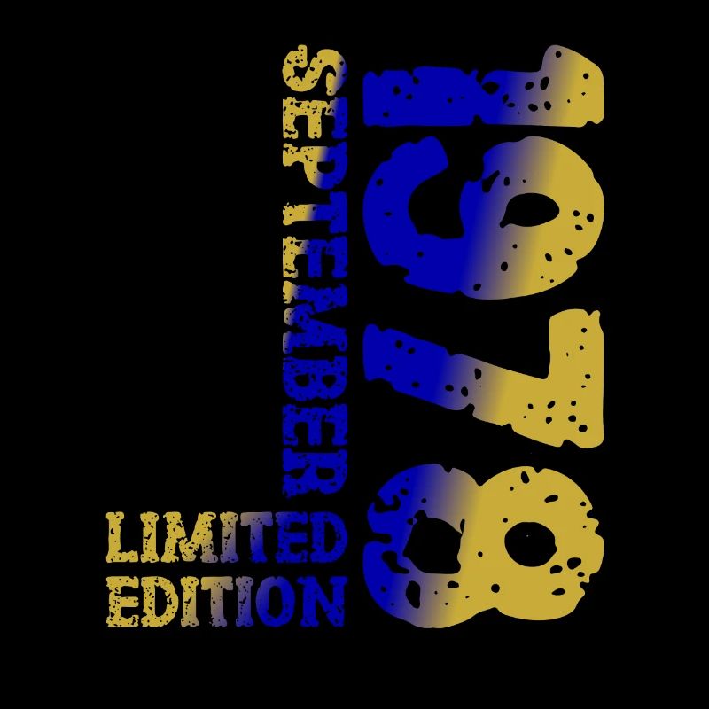 1978 Septembre Édition Limitée 45th Birthday Deco