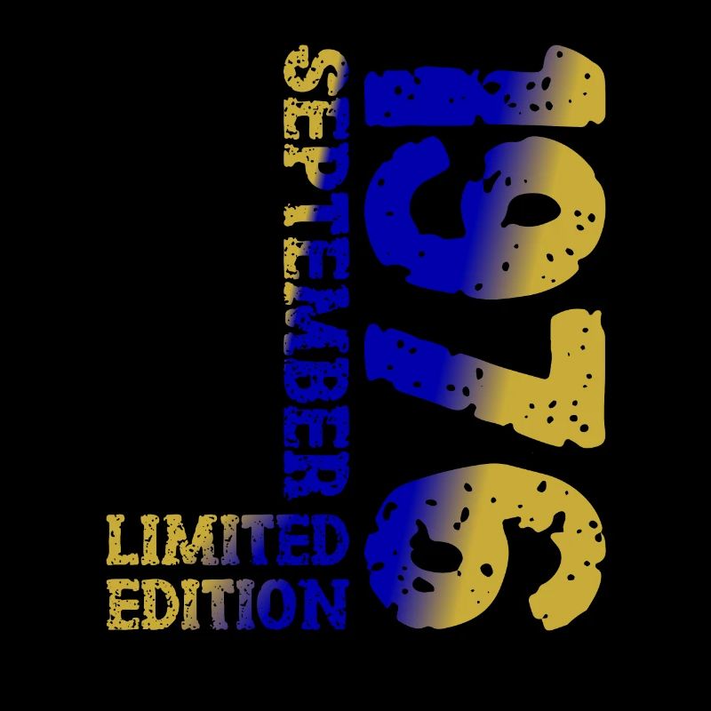 1976 September Limited Edition 47. Geburtstag Deko