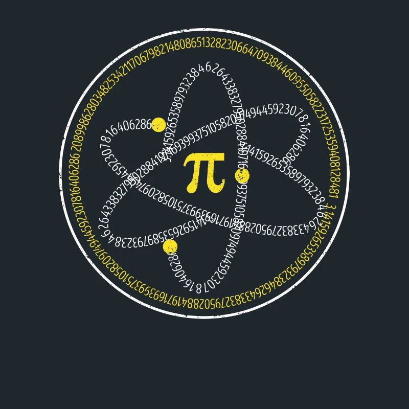 Atom Pi Day Math Science 3.14 Geek Enseignant Élève