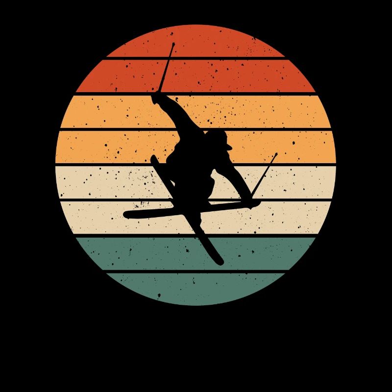 Ski Rétro Freestyle Design
