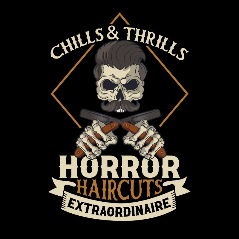 Horreur Spooky Coiffeur Coiffeur Cheveux