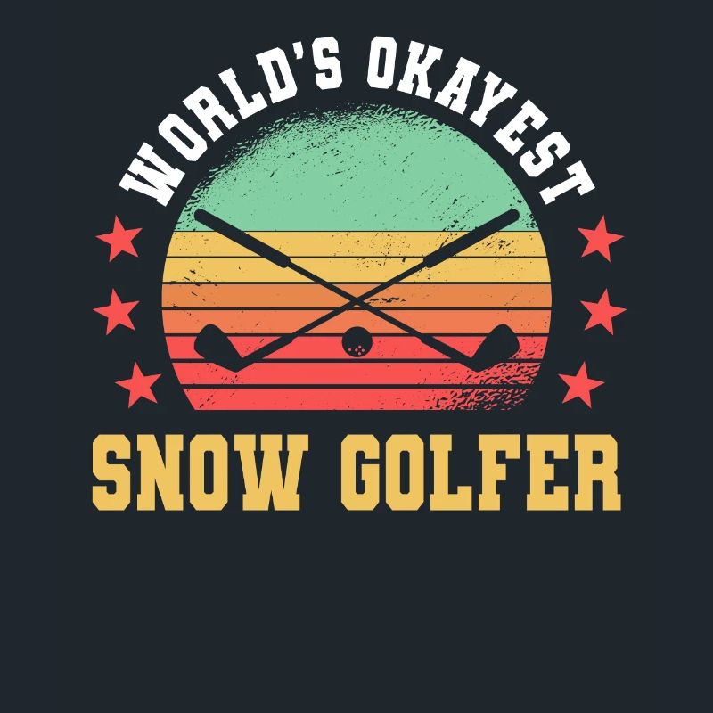 Lustiges Schneegolf Geschenk