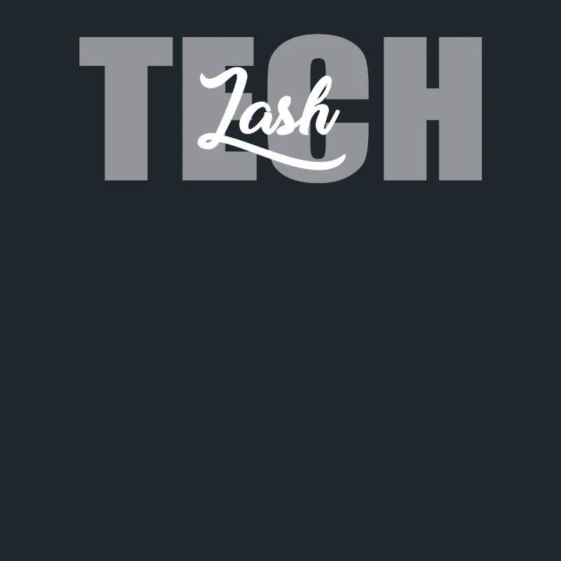 Eyelash technician lettering