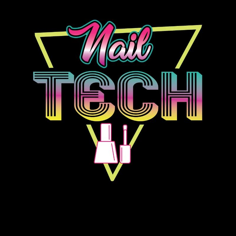 80s Nail Tech Retro Outfit Salon de Nail