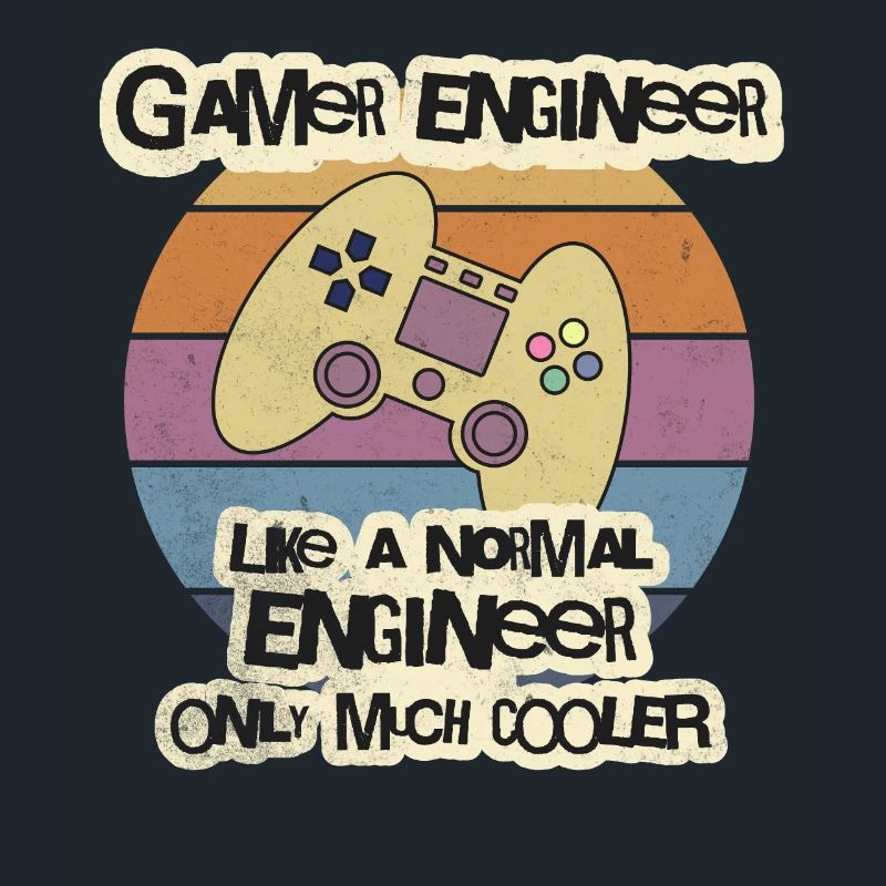 Gamer Engineer T-Shirt, Game Developer Shirt, Prog