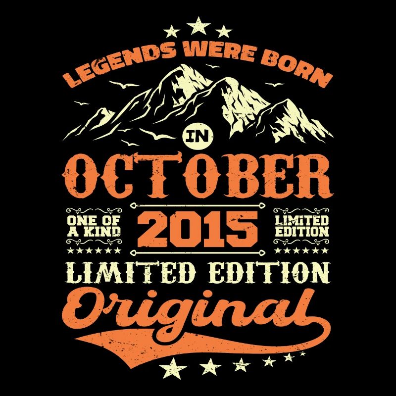 Original October 2015 vintage anniversary 2015