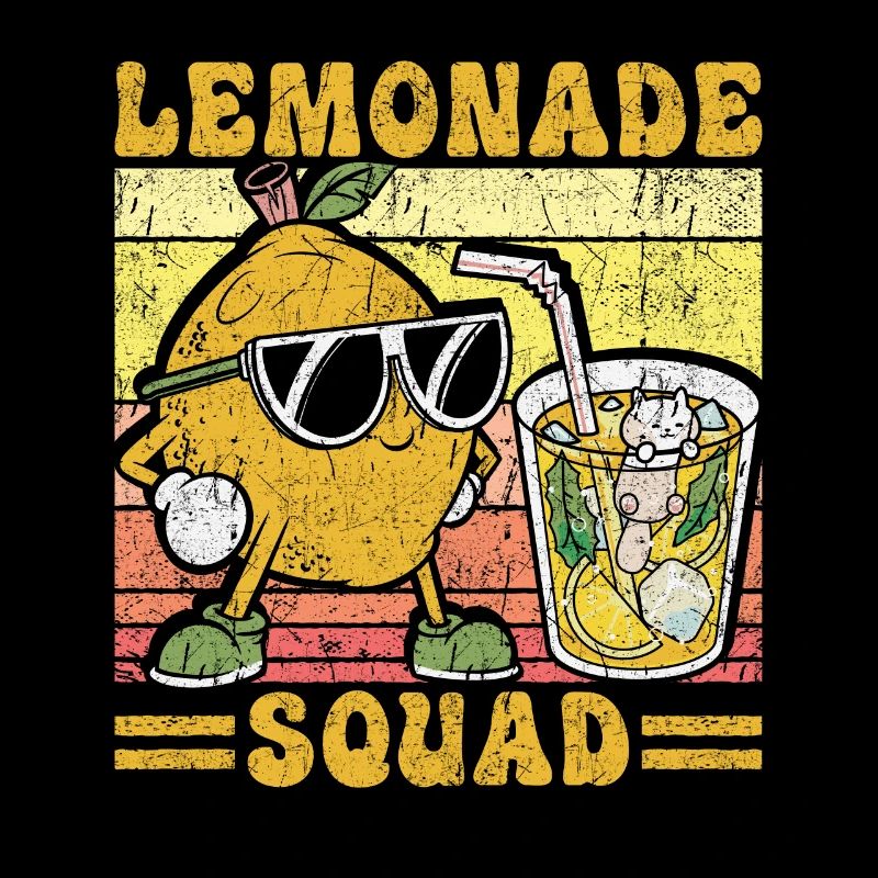 Limonadenstand Retro Vintage Lemonade Squad