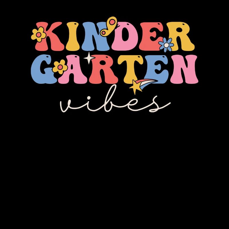Kindergarten Vibes Jugend Kinder Crew Retro ersten
