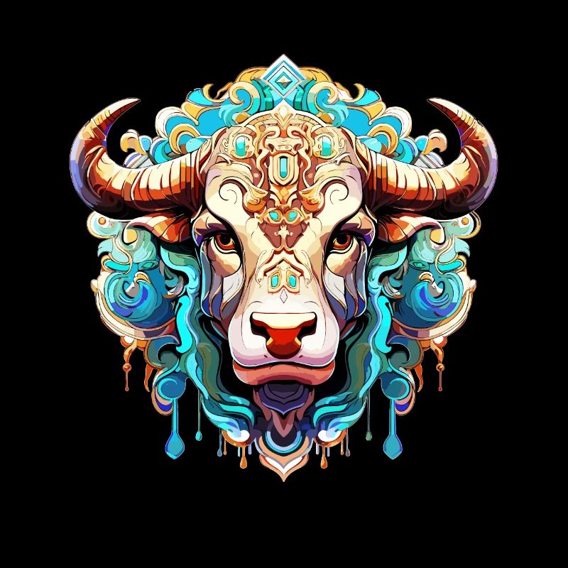Horoskop Tierkreiszeichen Grafik - Sternzeichen Stier